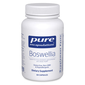 Flacon de Pure Encapsulations Boswellia 60 capsules vue de face