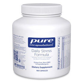 Flacon de Pure Encapsulations Daily Stress Formula 180 capsules