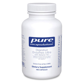 Flacon de Pure Encapsulations Enzymes Ultra 180 capsules