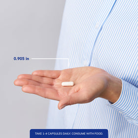 Flacon de Pure Encapsulations Magnésium Citrate ouvert avec capsules visibles