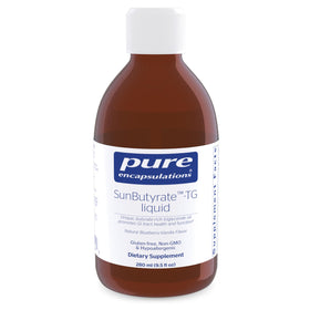 Flacon de Pure Encapsulations SunButyrate-TG Liquide 9,5 fl. oz. vue de face