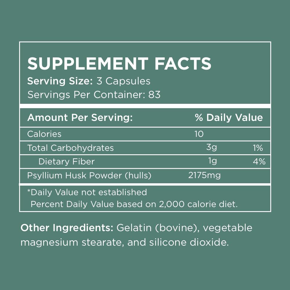 Flacon de Pure for Men Complément Alimentaire Psyllium ouvert avec capsules visibles