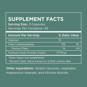 Flacon de Pure for Men Complément Alimentaire Psyllium ouvert avec capsules visibles