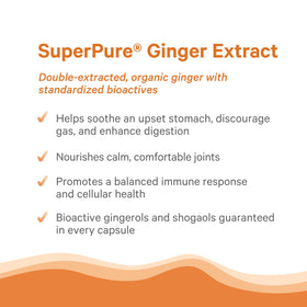 Flacon de PURE SYNERGY Extrait de Gingembre ouvert