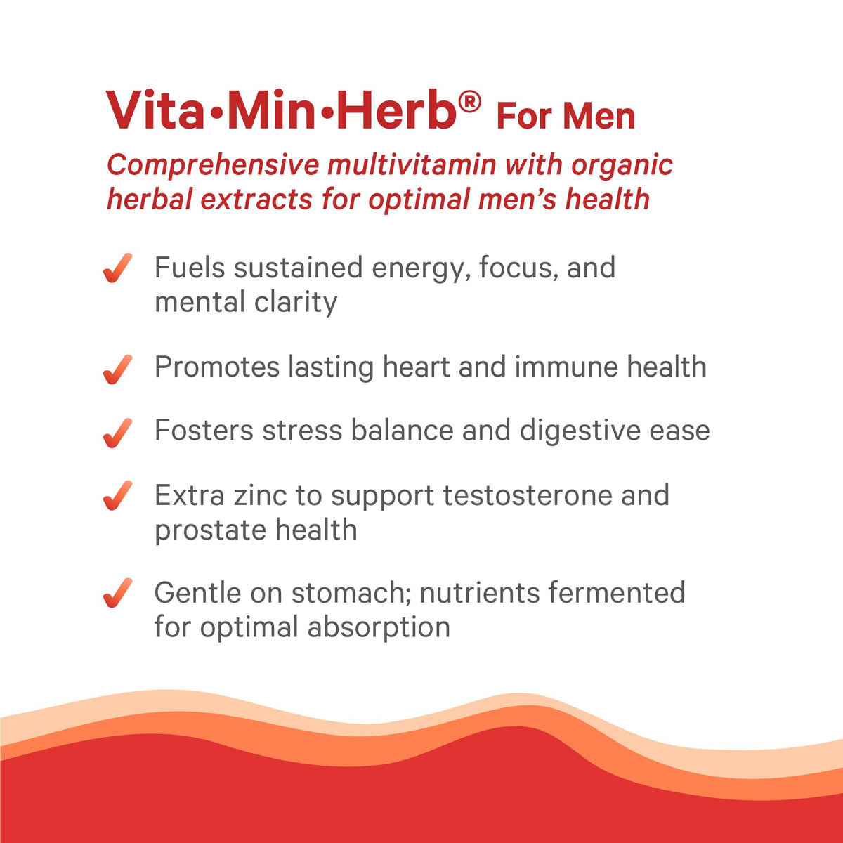 Flacon de PURE SYNERGY Vita·Min·Herb ouvert avec comprimés