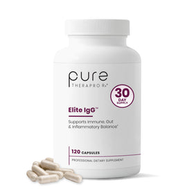 Flacon de Pure Therapro Rx Elite IgG 1100mg avec 120 capsules