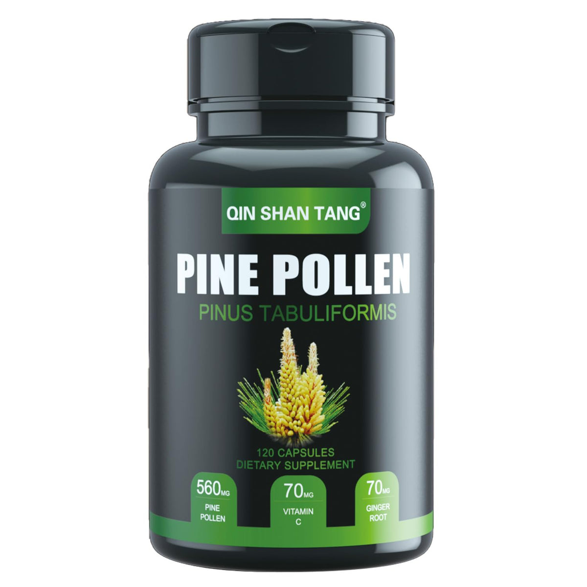 Flacon de QIN SHAN TANG Pollen de Pin 120 capsules végétales