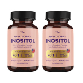 Flacon de QSTA Complément Alimentaire Inositol 4100mg avec 180 capsules