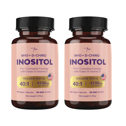 Flacon de QSTA Complément Alimentaire Inositol 4100mg avec 180 capsules