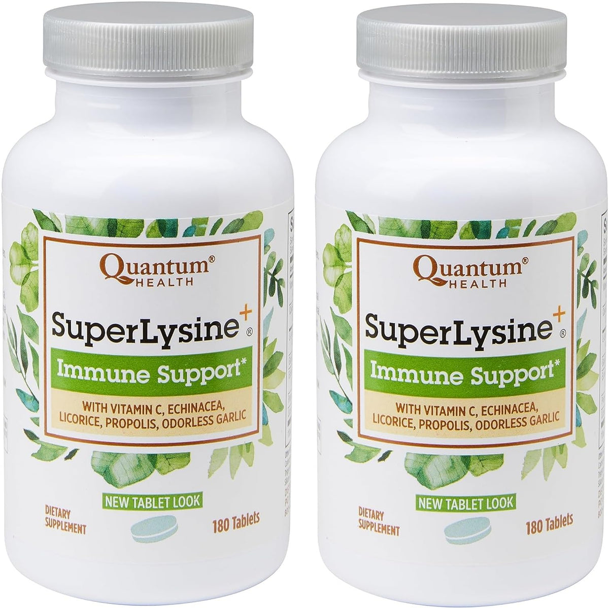 Flacon de Quantum SuperLysine+ 1500mg avec 180 comprimés