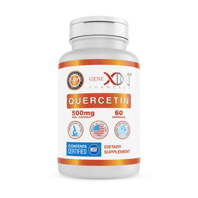 Flacon de Quercétine 500mg Genex Formulas avec 60 capsules végétales