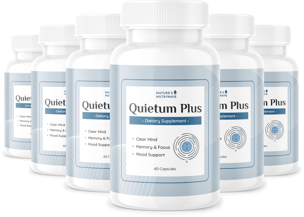Flacon de Quietum Plus contenant 60 capsules à base de plantes