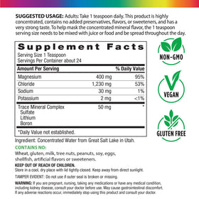 Flacon de Rainbow Light Magnésium Ionique Liquide 118 ml avec étiquette