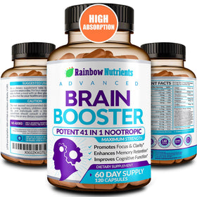Flacon de Rainbow Nutrients 40-en-1 Complément Alimentaire 120 capsules