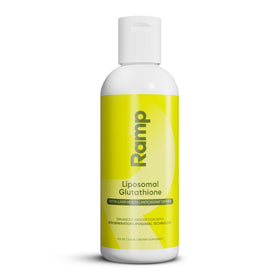 Flacon de Ramp Nutrition Glutathione Liposomal 500mg avec étiquette