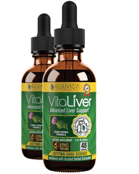 Flacon de Rejuvica Health VitaLiver 399g vue de face