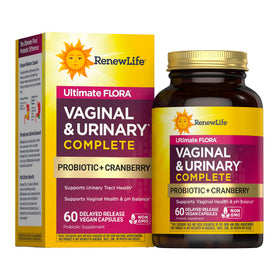 Flacon de Renew Life Probiotique Femme 60 capsules vue de face
