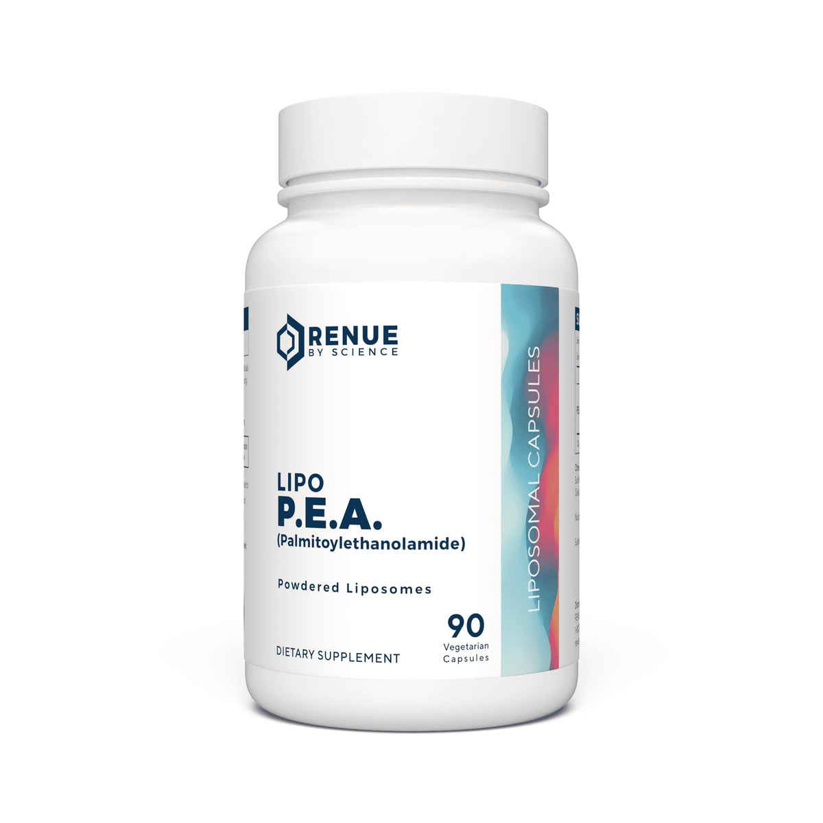 Flacon de Renue By Science P.E.A sur fond blanc