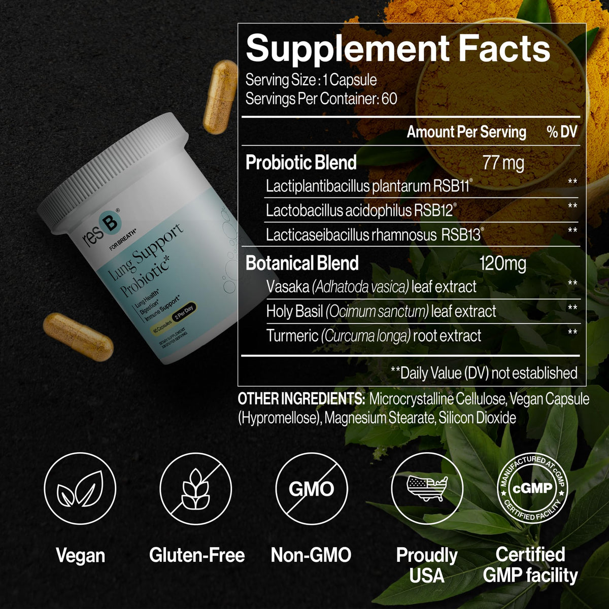 Flacon de ResBiotic Complément Alimentaire Probiotique avec étiquette visible
