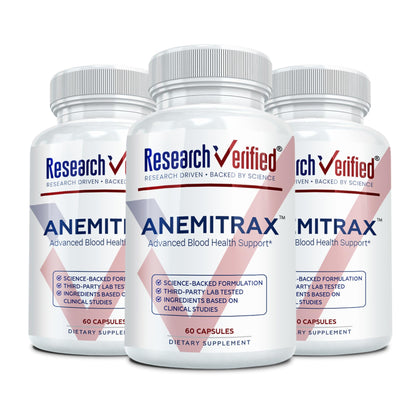 Flacon de Research Verified Anemitrax 180 capsules végétales
