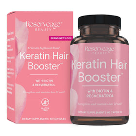 Flacon de Reserveage Nutrition Keratin support 60 capsules