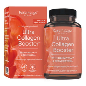 Flacon de Reserveage Nutrition Ultra Collagen support 90 capsules