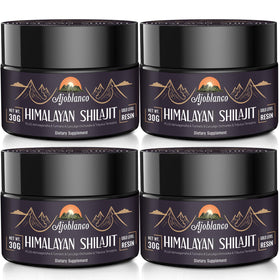 Flacon de résine de shilajit Ajoblanco 600mg vue de face