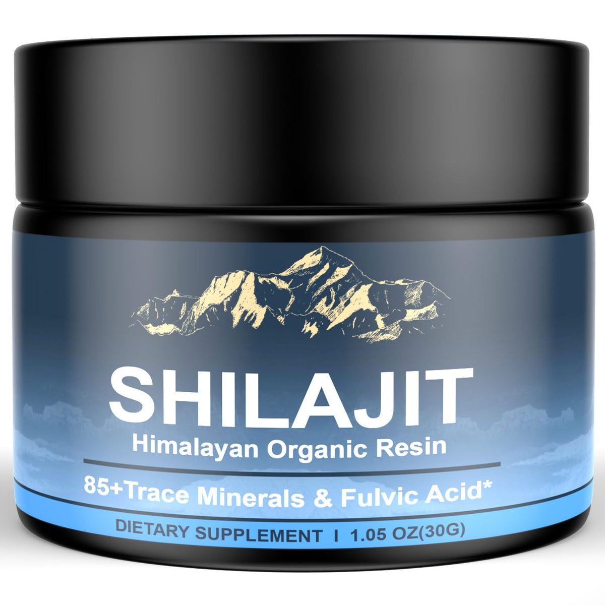 Flacon de résine de Shilajit Himalayen naypiny 120g vue de face