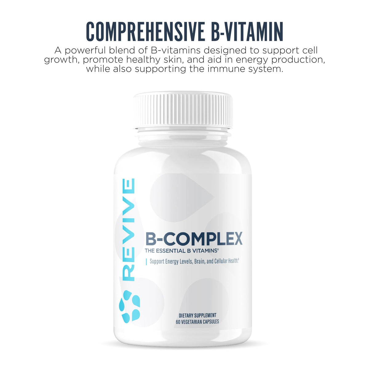 Flacon de Revive B-Complex avec capsules de vitamine B