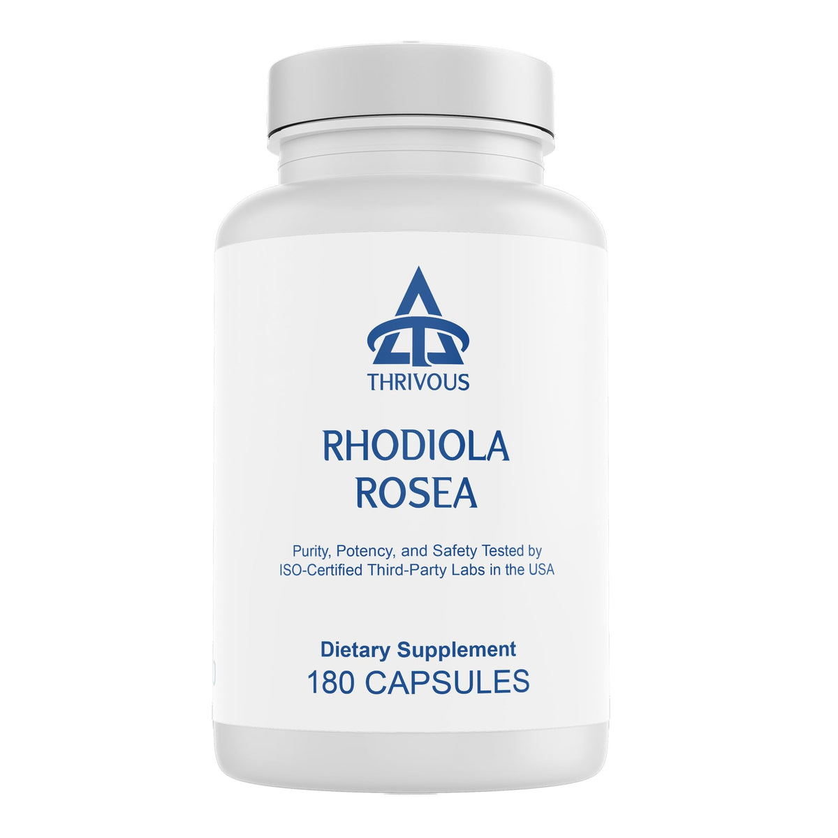Flacon de Rhodiola Rosea de Thrivous, 180 capsules