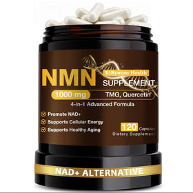 Flacon de RiRywony Health Complément NMN 1000mg vue de face