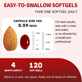 Flacon de Rshoiw Astaxanthin sur une table en bois