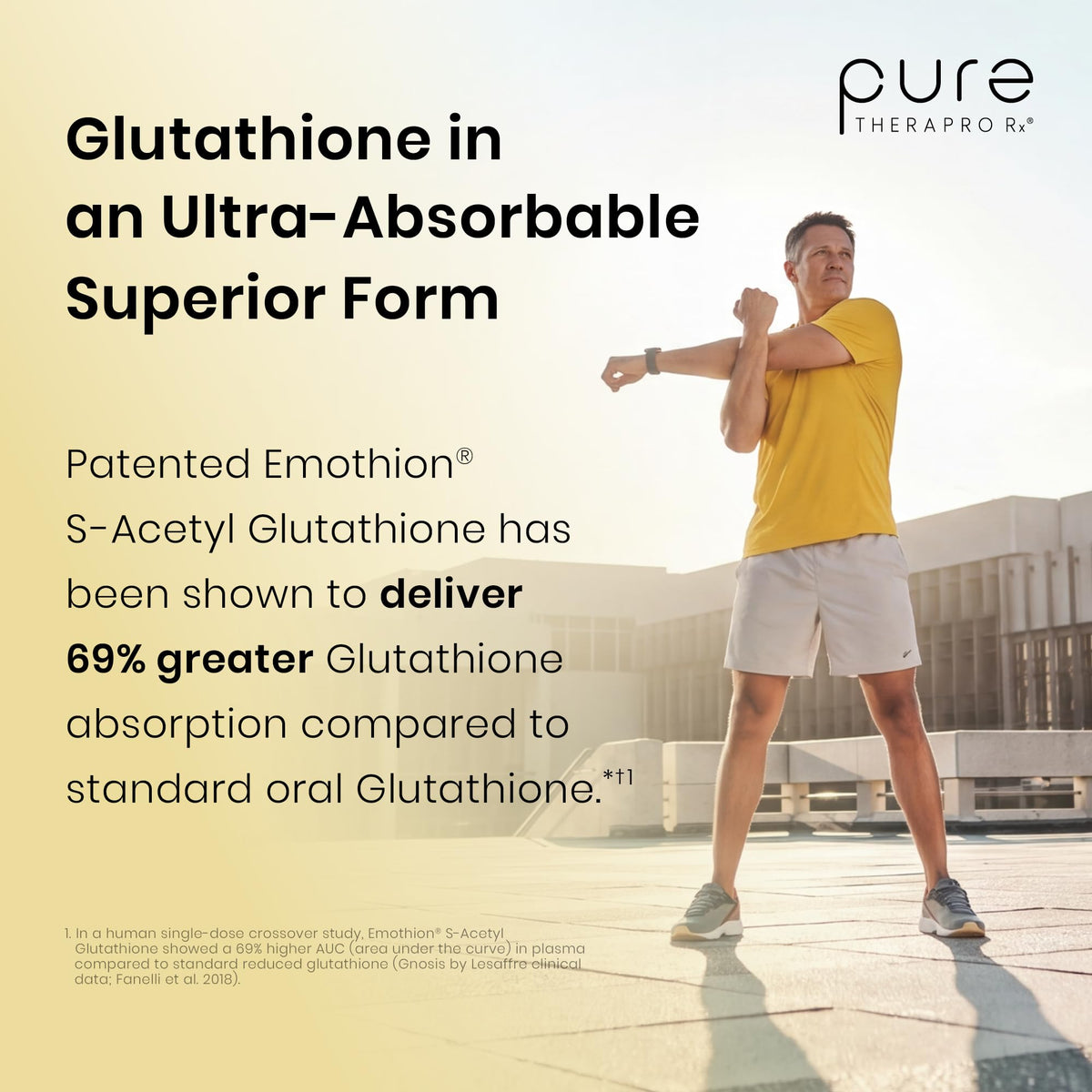 Flacon de S-Acetyl Glutathione avec étiquette visible, 200 mg