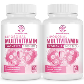 Flacon de Sambugra multivitamines liposomales femmes 1400MG