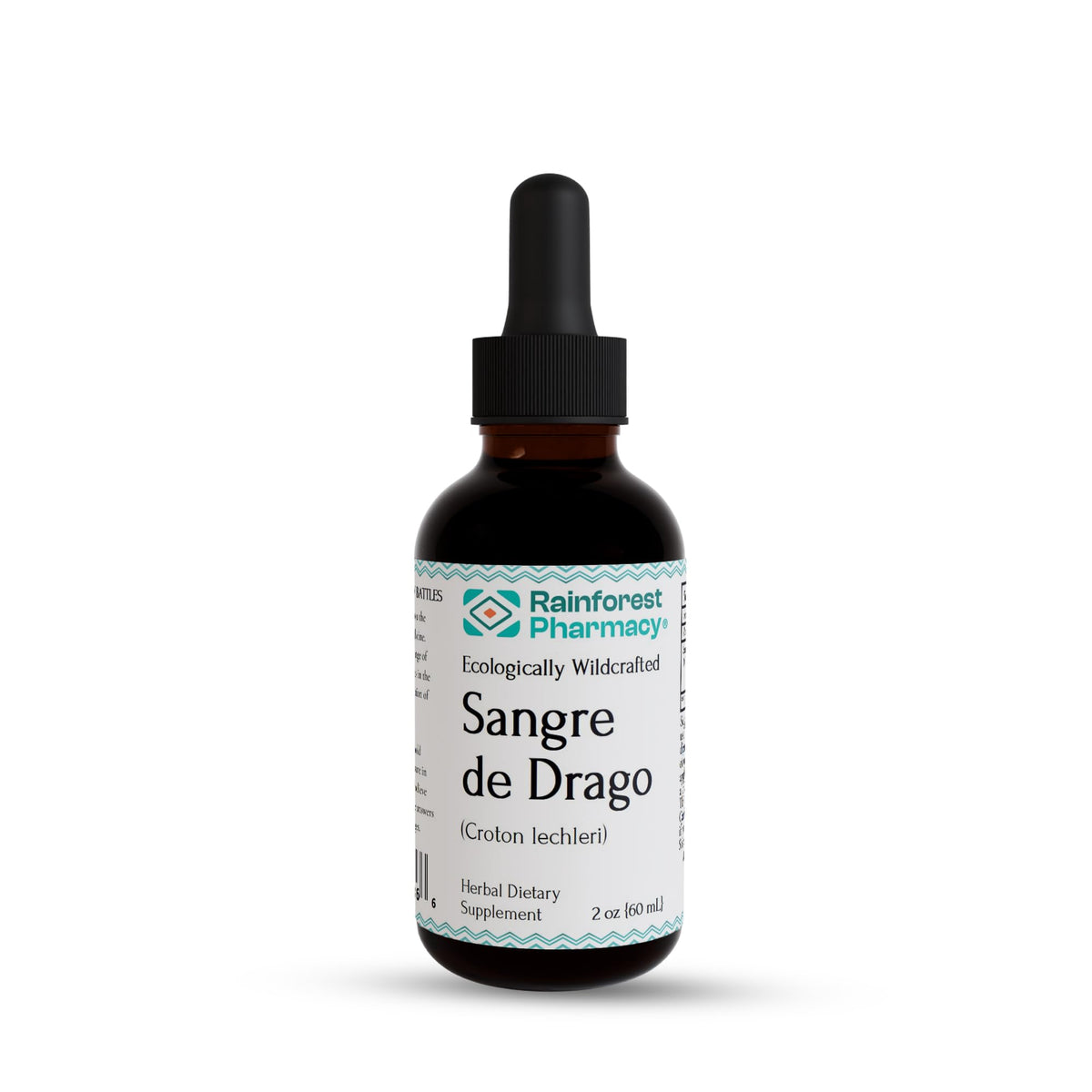 Flacon de Sangre de Drago 2oz de Rainforest Pharmacy avec compte-gouttes