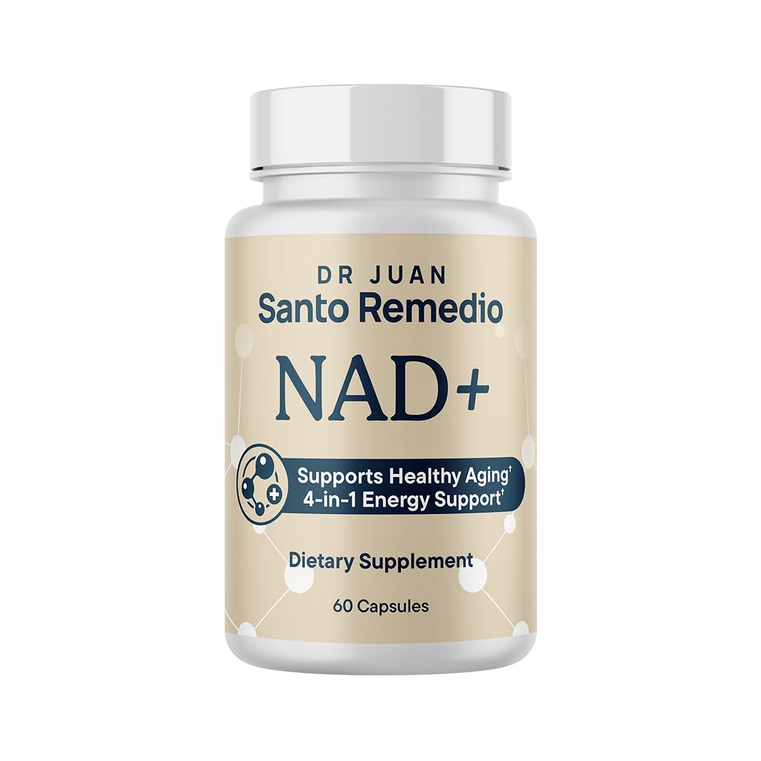 Flacon de Santo Remedio NAD+ Complément Alimentaire 60 Capsules