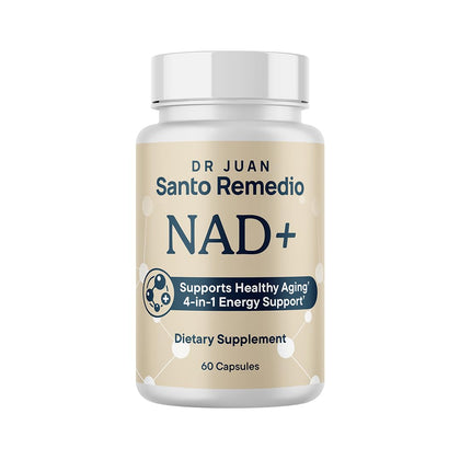 Flacon de Santo Remedio NAD+ Complément Alimentaire 60 Capsules