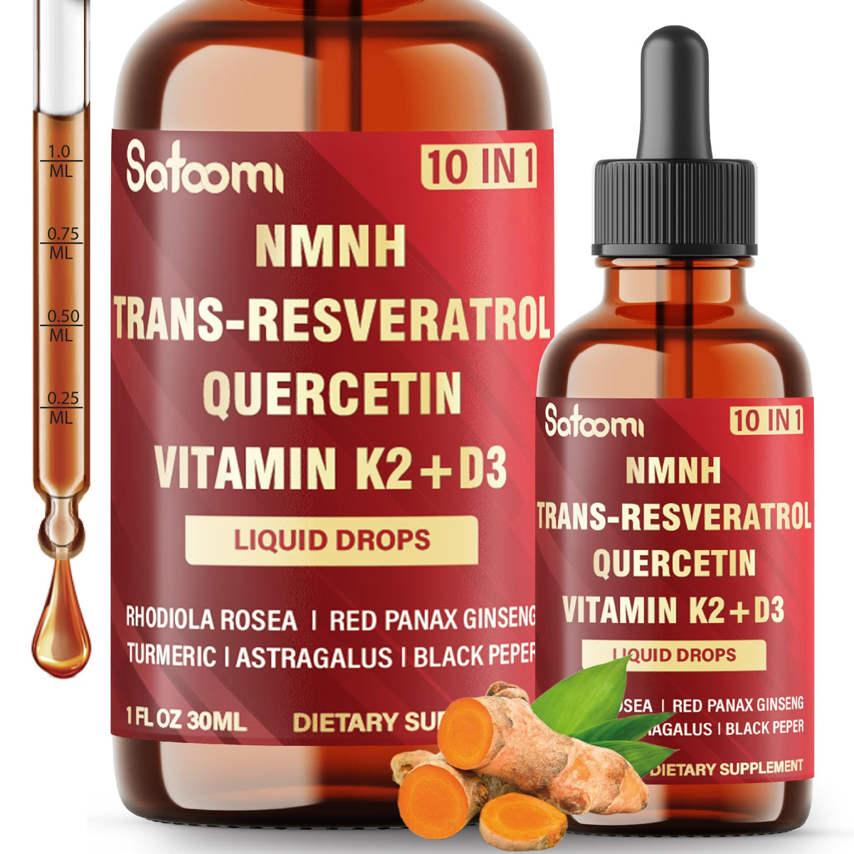 Flacon de Satoomi 10in1 NMNH 30ml vue de face