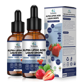 Flacon de Scibalia Acide Alpha-Lipoïque 1000mg Liquide vue de face