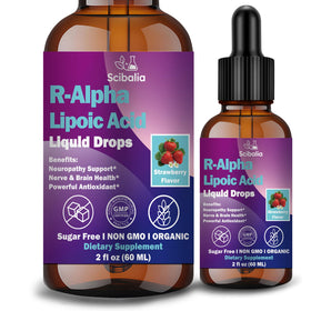 Flacon de Scibalia Acide Alpha-Lipoïque R 600mg gouttes liquides vue avant