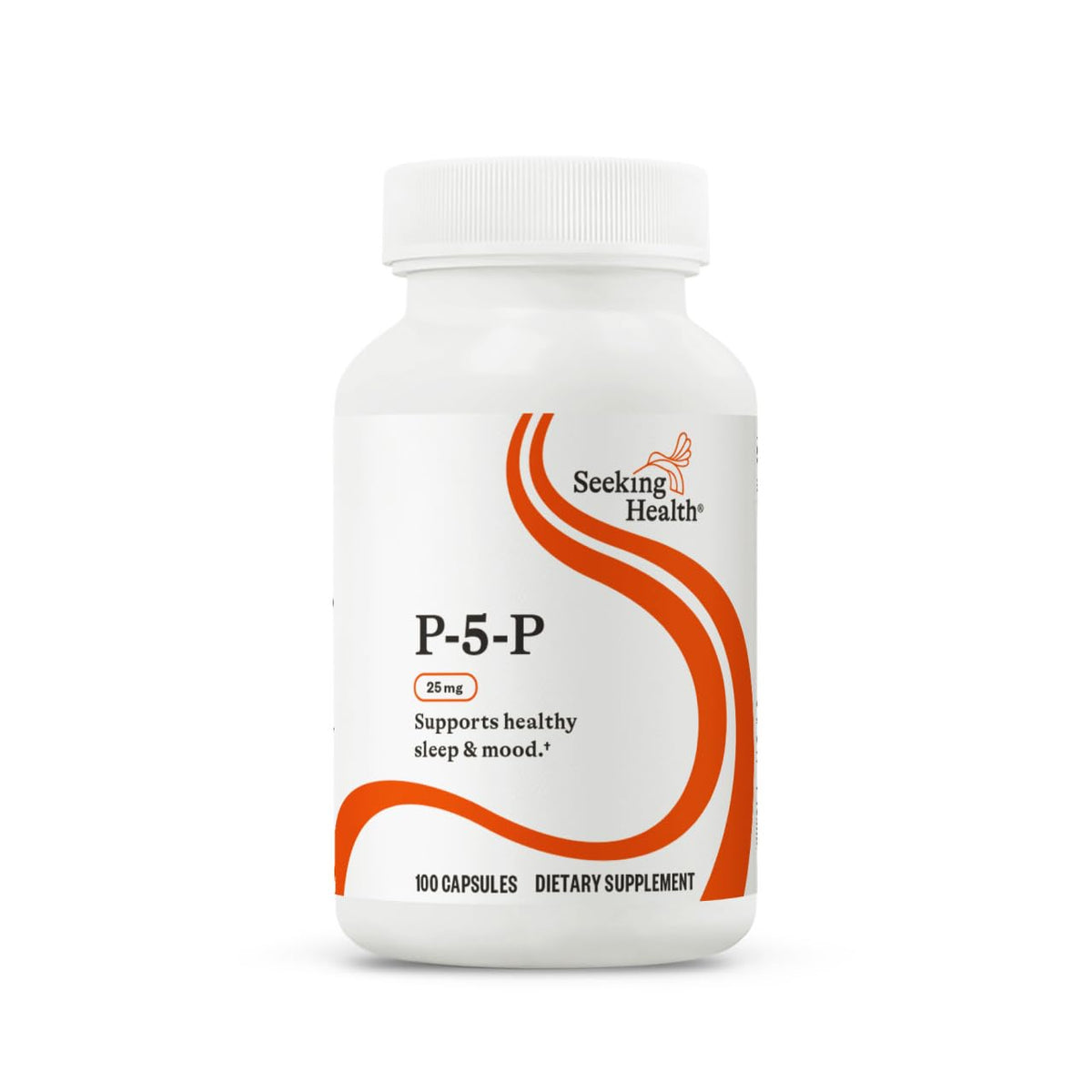 Flacon de Seeking Health P-5-P 100 capsules vue de face
