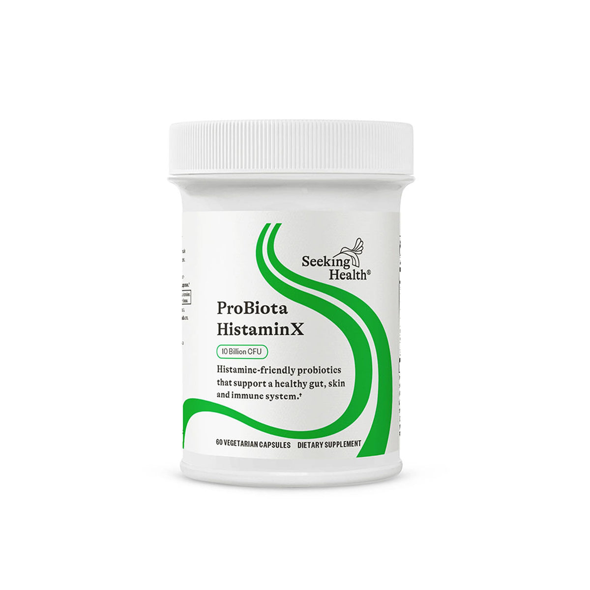 Flacon de Seeking Health ProBiota HistaminX avec 60 capsules