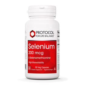 Flacon de sélénium 200 mcg avec 90 capsules végétales