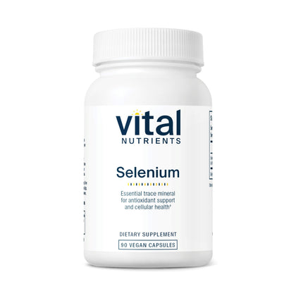 Flacon de Sélénium Vital Nutrients 90 capsules végétariennes