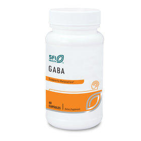 Flacon de SFI Health GABA 500 mg 60 capsules vue de face
