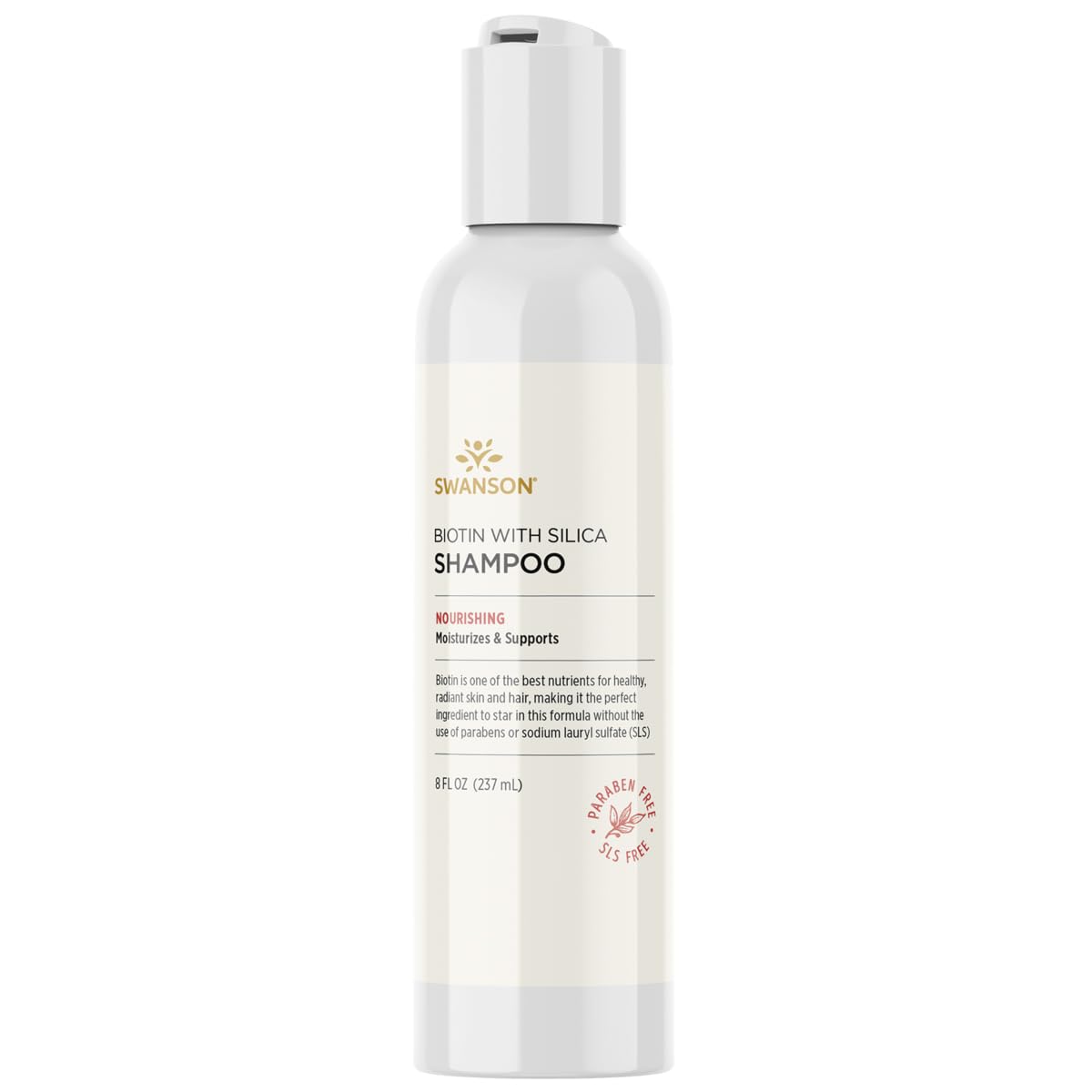 Flacon de shampooing Biotine avec Silice Swanson de 237 ml