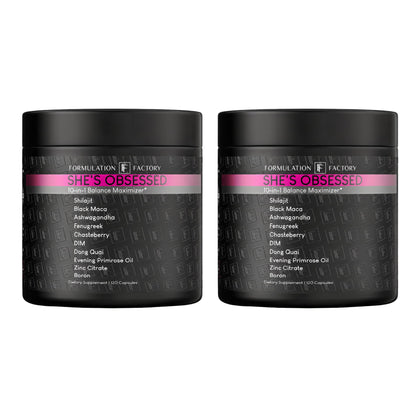 Flacon de She's Obsessed de Formulation Factory avec 240 capsules