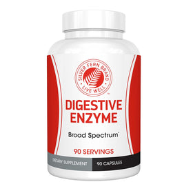 Flacon de Silver Fern Complément Alimentaire Enzymes Multiples 90 Capsules