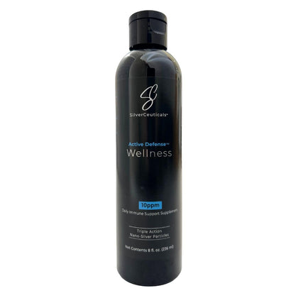 Flacon de SilverCeuticals Argent Colloïdal 10ppm 8oz vue avant