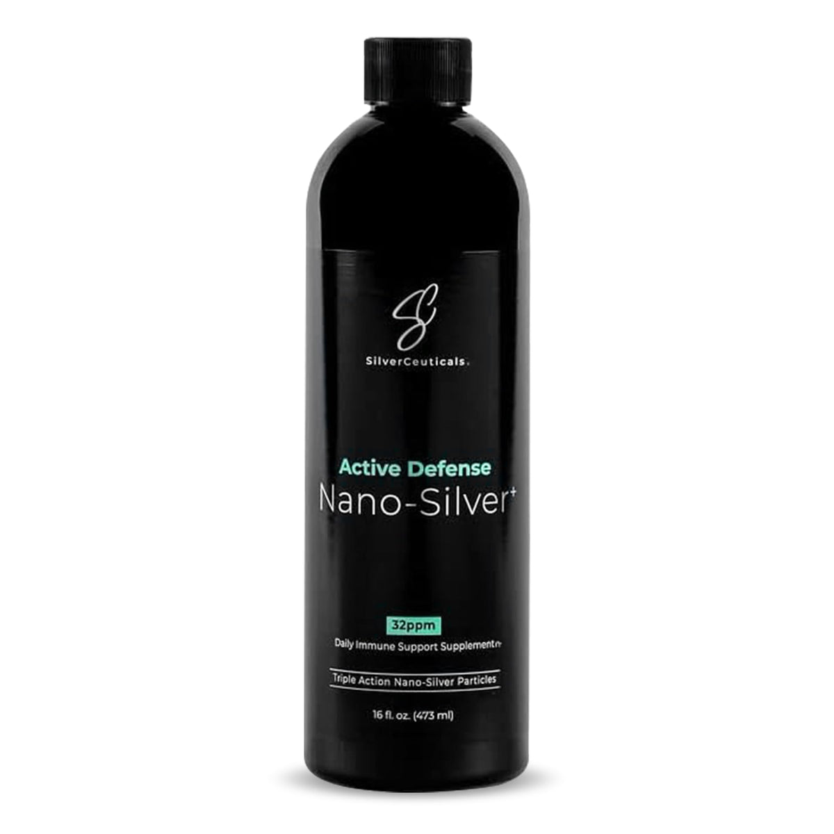 Flacon de SilverCeuticals Argent Colloïdal 16oz vue avant
